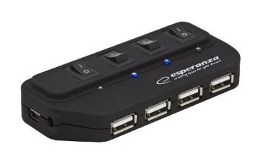 Hub USB 2.0 Esperanza EA127 4 Porty