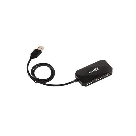 Hub USB Natec NHU-0647 4-Port LOCUST USB 2.0 Black