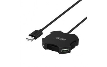 Hub USB Unitek Y-2178 4x USB 2.0 micro - czarny