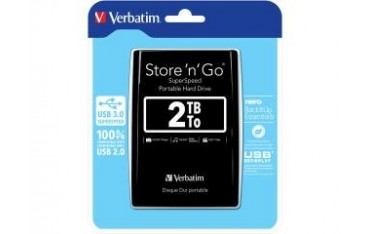 Dysk zewnętrzny Verbatim 2TB Store 'n' Go 2.5" czarny USB 3.0