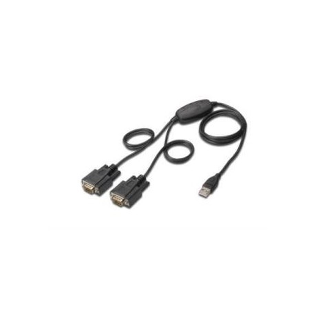 Konwerter USB 2.0 Digitus DA-70158 2xRS232, 1,5m