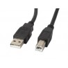 Kabel USB 2.0 Lanberg AM-BM 1,8m czarny