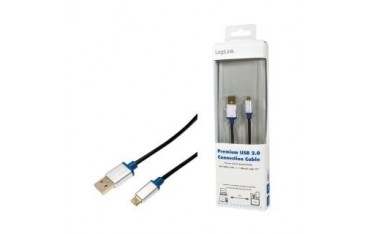 Kabel USB 2.0 LogiLink Premium BUAM210 USB A USB B micro 1m