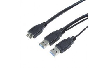Kabel USB 3.0 LogiLink CU0072 zasilający Y 1m