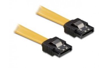 Kabel Delock SATA DATA 0,5m z zatrzaskami metalowymi 