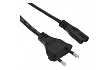 Kabel zasilający Akyga AK-RD-01A do notebooka 2pin ósemka IEC C7 1,5m wtyk EU