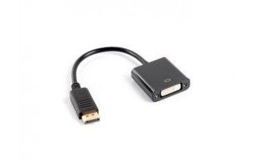 Kabel adapter Lanberg AD-0007-BK DisplayPort (M) - DVI-D (F)(24+5) Dual Link