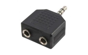 Adapter audio stereo LogiLink CA1002 3,5mm jack (M) 2x 3,5mm jack (F)
