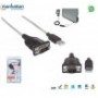 Kabel adapter Manhattan USB-SER-2B USB/COM RS232 0,45m IDATA