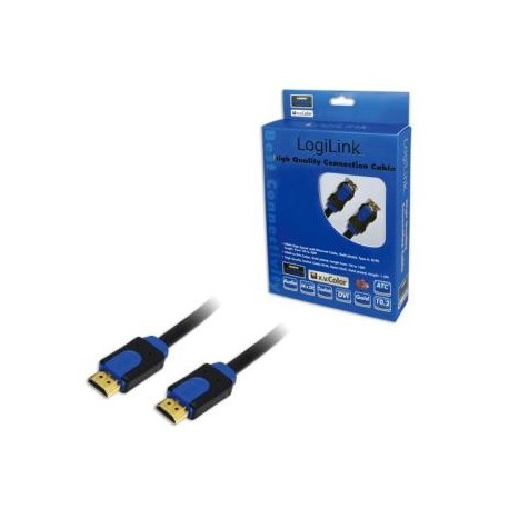 Kabel HDMI LogiLink CHB1103 High Speed Ethernet, 3m