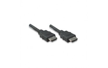 Kabel HDMI Manhattan HDMI-4-100 HDMI/HDMI M/M 1.4 Ethernet, niklowane złącza, 10m, czarny ICOC