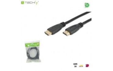 Kabel HDMI Techly ICOC HDMI2-4-030 HDMI-HDMI 2.0 M/M Ethernet 3D 4K, 3m, czarny