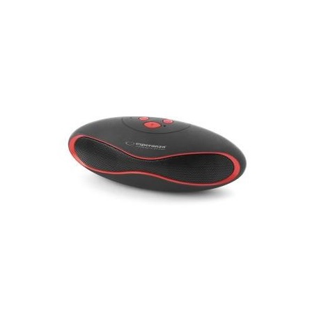Głośnik Bluetooth Esperanza "Trival" czarno-czerwony