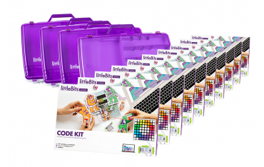 Klocki elektroniczne Little Bits Code Kit Class Pack, 30 Students