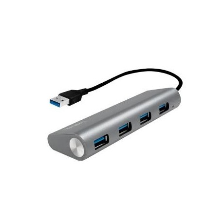 Hub USB 3.0 LogiLink UA0307 4 porty, aluminiowa obudowa