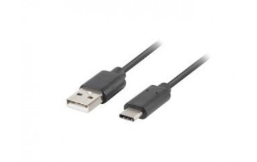 Kabel USB 2.0 Lanberg Type-C(M) - AM 0,5m czarny