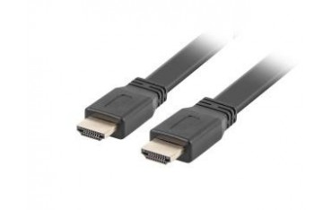 Kabel HDMI Lanberg M/M v2.0 1,8m czarny flat