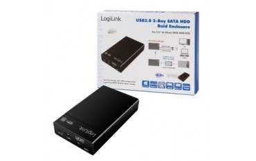 Obudowa na dysk LogiLink UA0285 2x HDD/SSD 2,5" USB3.0