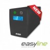Zasilacz awaryjny UPS Ever Line-Interactive EASYLINE 850 AVR 2xSCH USB RJ-11 LCD Bl
