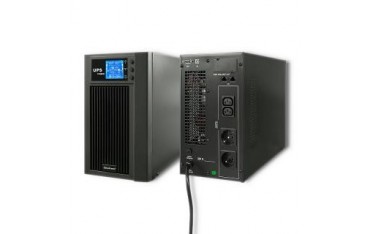 Zasilacz awaryjny UPS Qoltec | On-line | Pure Sine Wave | 3kVA | 2.4kW | LCD | USB