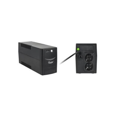 Zasilacz awaryjny UPS Quer Micropower 600 (offline, 600VA / 360W / 2xSCHUKO)