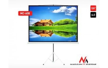 Ekran projekcyjny Maclean MC-608 120" 4:3 240x180 na stojaku