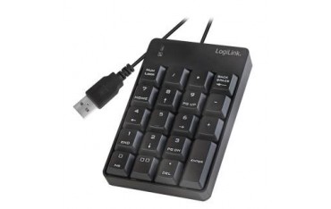 Klawiatura USB LogiLink ID0184 numeryczna, 19 klawiszy
