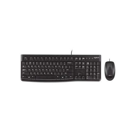 Zestaw klawiatura+mysz Logitech Desktop MK120 USB czarny układ niemiecki