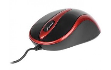 Mysz przewodowa A4Tech N-350-2 V-Track USB czarno-czerwona