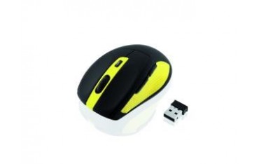 Mysz bezprzewodowa iBOX Bee2 Pro optyczna czarno-żółta