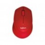 Mysz bezprzewodowa Logitech M330 Silent Plus optyczna czerwona