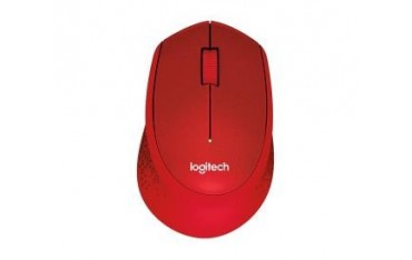 Mysz bezprzewodowa Logitech M330 Silent Plus optyczna czerwona