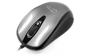 Mysz przewodowa Media-Tech PLANO MT1091S optyczna czarno-srebrna