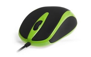 Mysz przewodowa Media-Tech PLANO MT1091G optyczna czarno-zielona