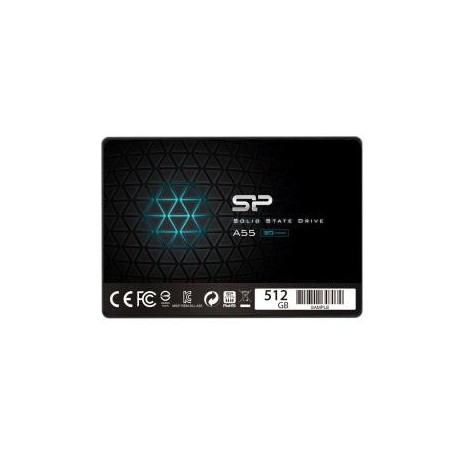 Dysk SSD Silicon Power A55 512GB 2.5" SATA3 (560/530) 3D NAND, 7mm