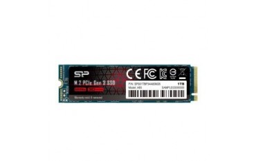 Dysk SSD Silicon Power A80 1TB PCIe Gen3x4 NVMe (3400/3000 MB/s) 2280