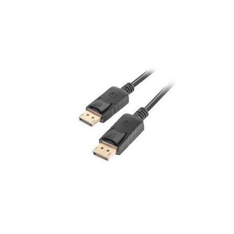 Kabel DisplayPort Lanberg M/M 0,5m 4K v1.2 czarny