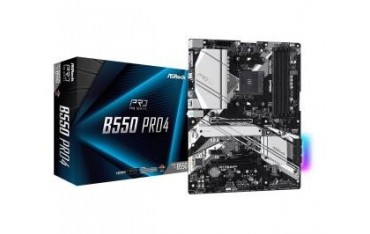 Płyta ASRock B550 Pro4/AMD B550/DDR4/SATA3/M.2/USB3.1/PCIe4.0/AM4/ATX