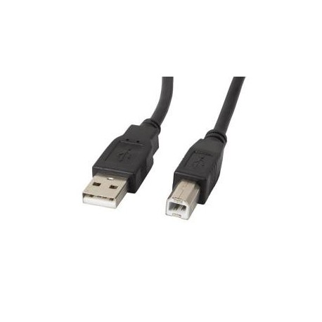 Kabel USB 2.0 Lanberg AM-BM Ferryt 1m czarny