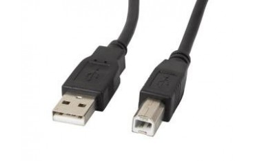 Kabel USB 2.0 Lanberg AM-BM 0,5m czarny