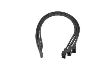 Kabel adapter Akyga AK-CA-65 4-pin (F) - 2x 4-pin (M), 1x 3-pin (M) 0,25m