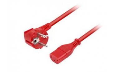 Kabel zasilający Armac CEE 7/7 - IEC 320 C13 1,8m czerwony
