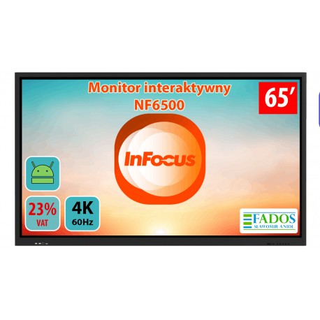 Monitor interaktywny InFocus INF6500 65 cali 4K