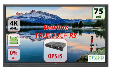 Monitor interaktywny 75 cali 4K Newline TruTouch TT-7518RS