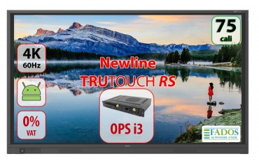 Monitor interaktywny 75 cali 4K Newline TruTouch TT-7519RS