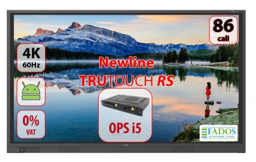 Monitor interaktywny 86 cali 4K Newline TruTouch TT-8619RS i5