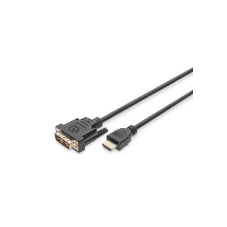 Kabel adapter DIGITUS HDMI Highspeed 1.3 Typ A / DVI-D(18+1), M/M 3m Black