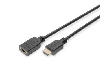 Przedłużacz HDMI DIGITUS AK-330201-030-S Ethernet 1.4 GOLD 3m czarny