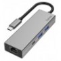 Hub USB Hama multiport USB-C 2xUSB-A 3.2, 1xTYP-C, 1xLAN