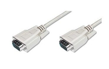Kabel VGA DIGITUS 1080p 60Hz FHD Typ DSUB15/DSUB15 M/M szary 1,8m